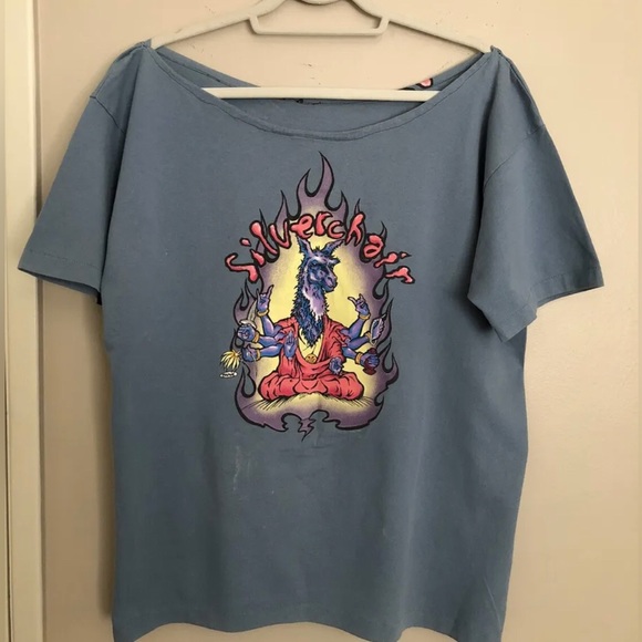 Silverchair Frogstomp Vintage 90's 1995 Buddha Llama T-Shirt - Main Image